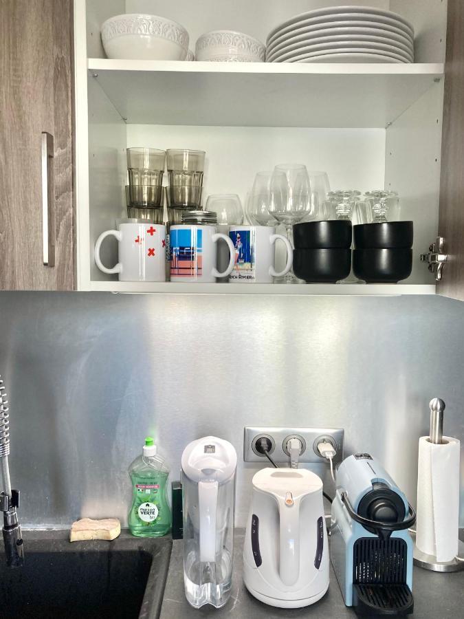 Nice West Cosy Flat Balcony, Near Airport, Train, Beach, Public Transport, Supermarket, Comfortable And Well Equipped Apartment ภายนอก รูปภาพ